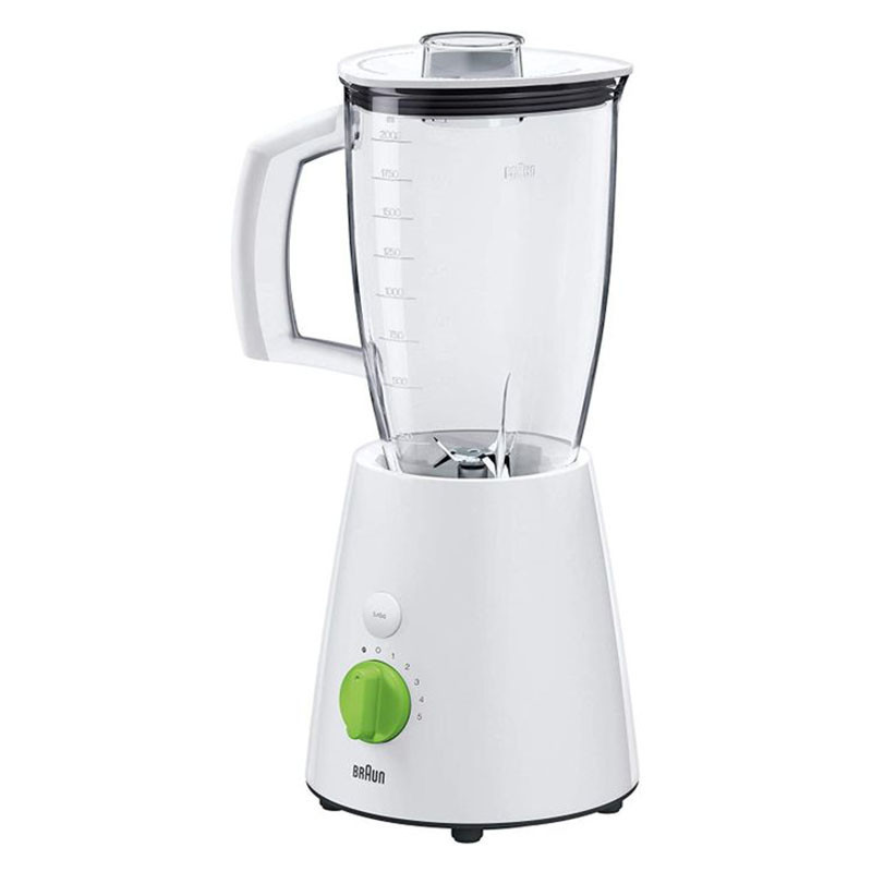 Blender Braun JB3010WH 800W – Bol plastique 2L – Blanc/Vert – Image 2